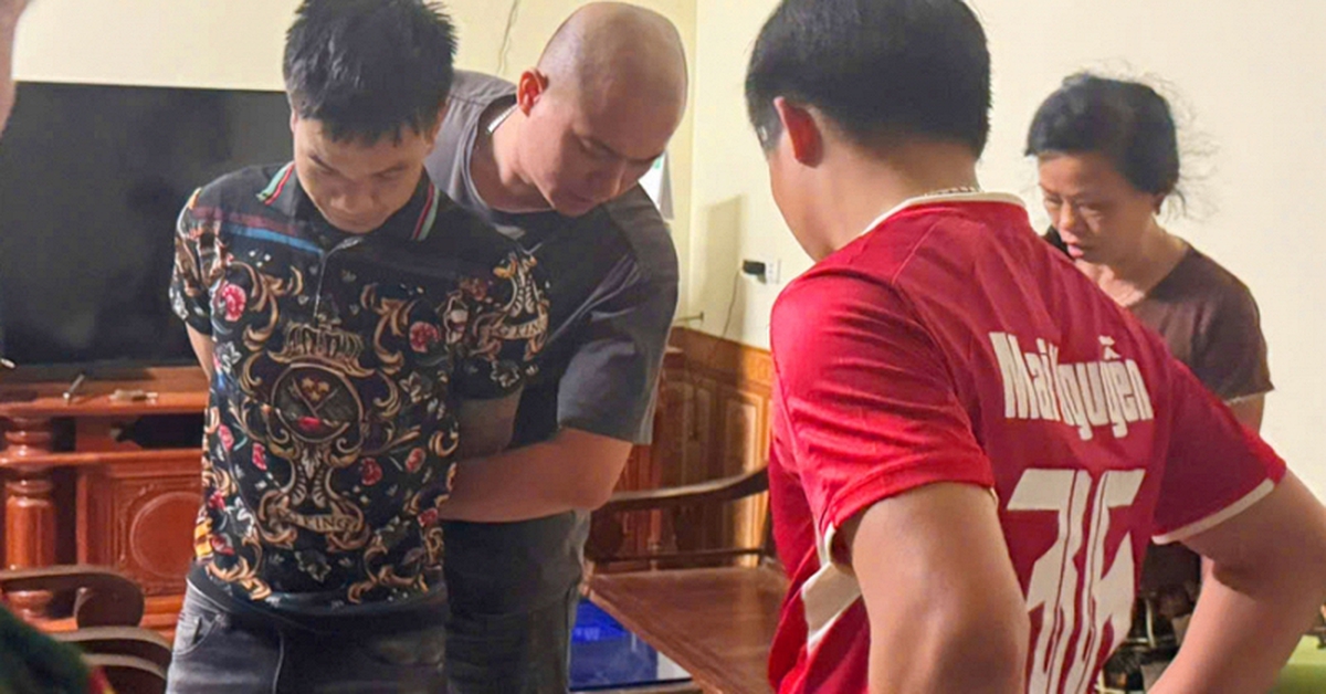 Cảnh sát hình sự 2 tỉnh bắt giữ thợ sơn Cù Văn An