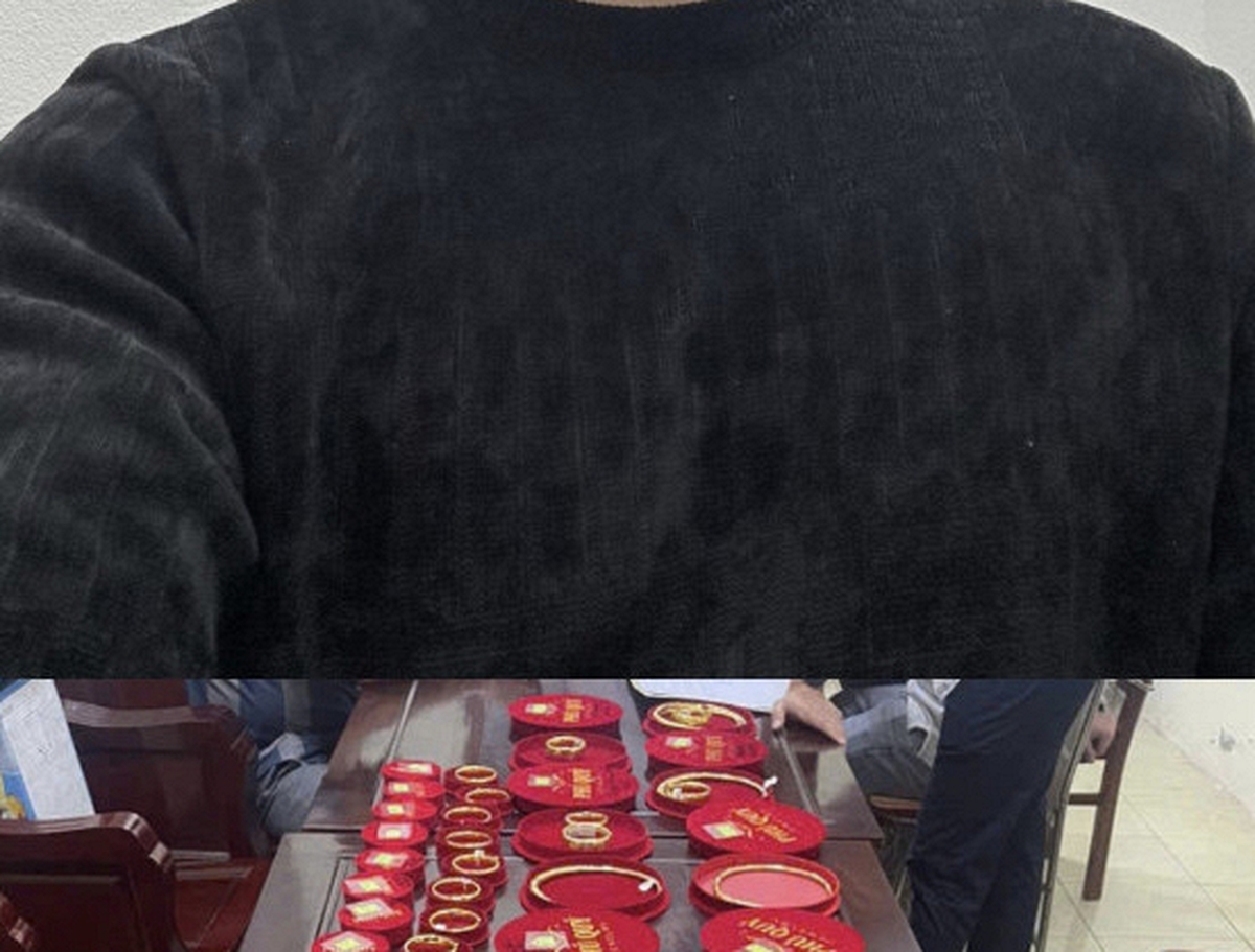 Đinh Văn Cường, SN 1994 mang 112 chỉ vàng đi bán, thu hơn 1,6 tỷ đồng: Giao dịch vừa chốt thì chủ tiệm lặng lẽ báo công an