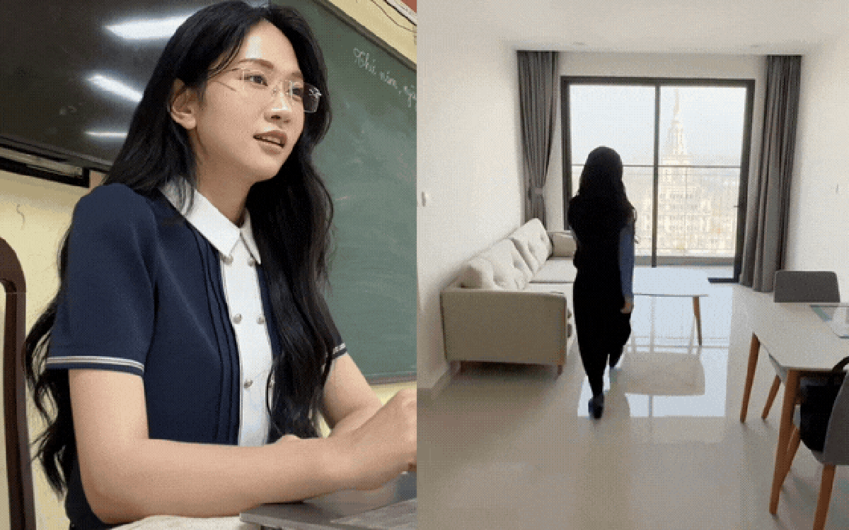 “Cô giáo là bạn thân Quỳnh Kool”: 3 năm trước thu nhập 200 triệu/tháng, ở căn hộ view nhìn thẳng ĐH VinUni