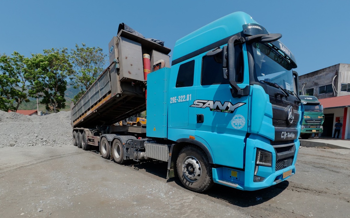 Xe tải điện Sany đổ bộ Việt Nam: Cuộc chơi ngành vận tải bắt đầu