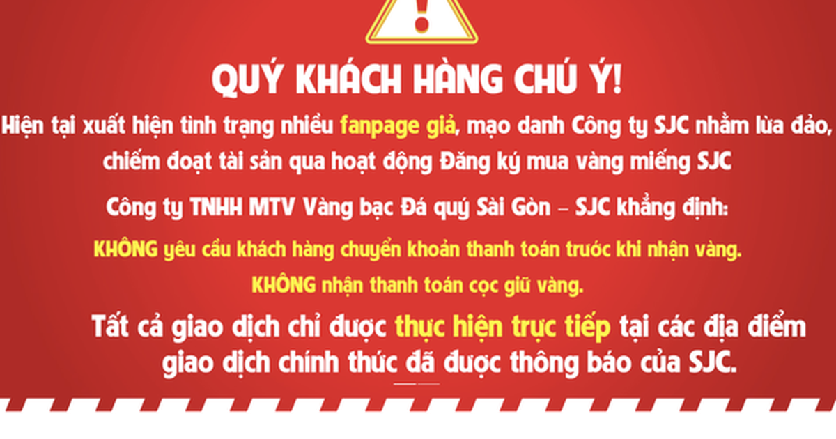 Nhiều công ty vàng - bạc vừa có thông báo quan ...