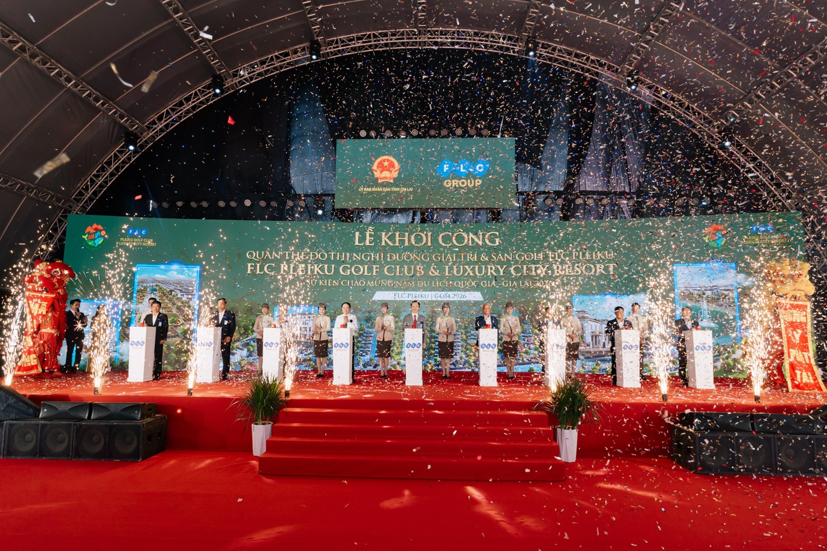FLC khởi công quần thể đô thị nghỉ dưỡng - sân golf gần 20.000 tỷ đồng ở Gia Lai