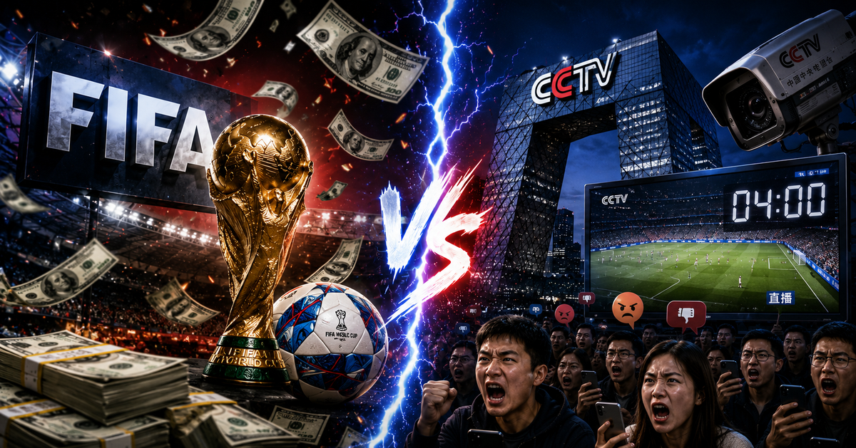 FIFA muốn Trung Quốc trả 300 triệu USD để xem World Cup lúc 4 giờ sáng, netizen nổi giận: "Chúng tôi không phải cây ATM"