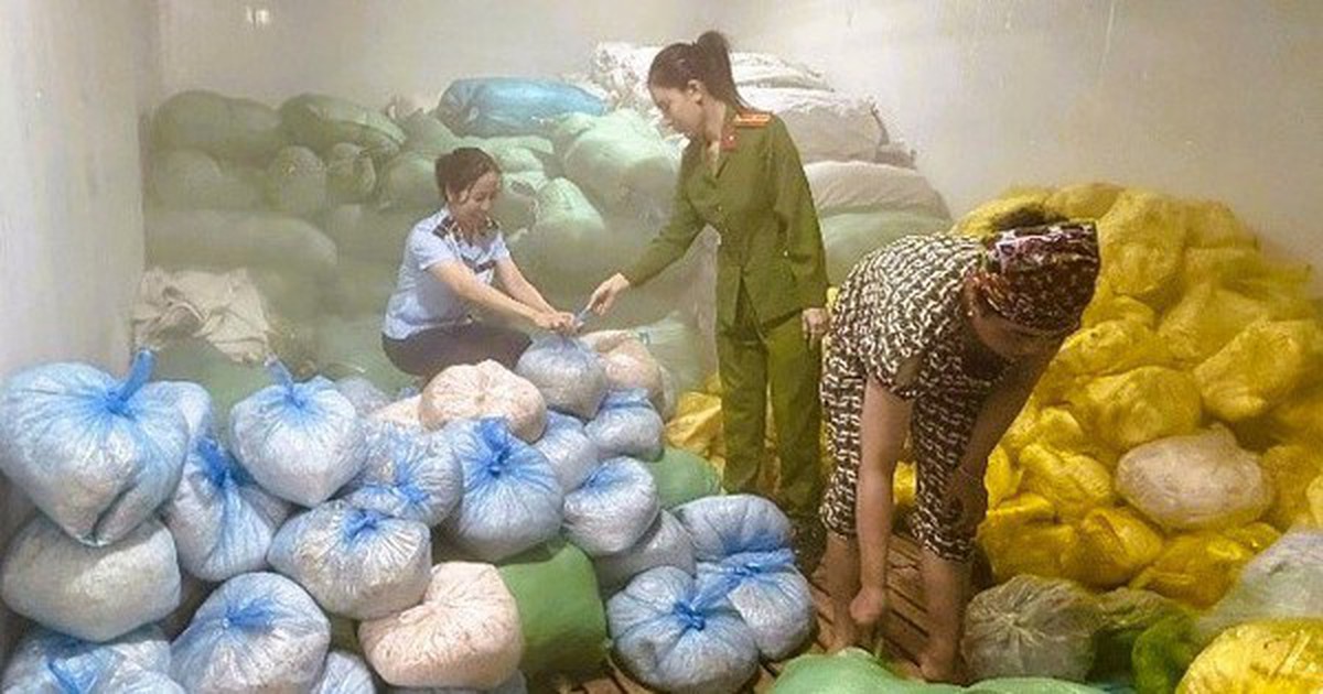 Thanh Hóa phát hiện 14 tấn bì heo không rõ nguồn gốc xuất xứ