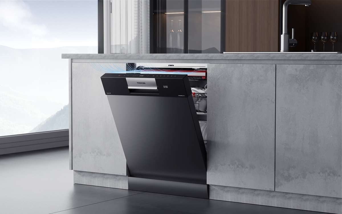 Máy rửa chén Toshiba Originclean: Khi công nghệ giải quyết đúng từng vấn đề của quy trình làm sạch