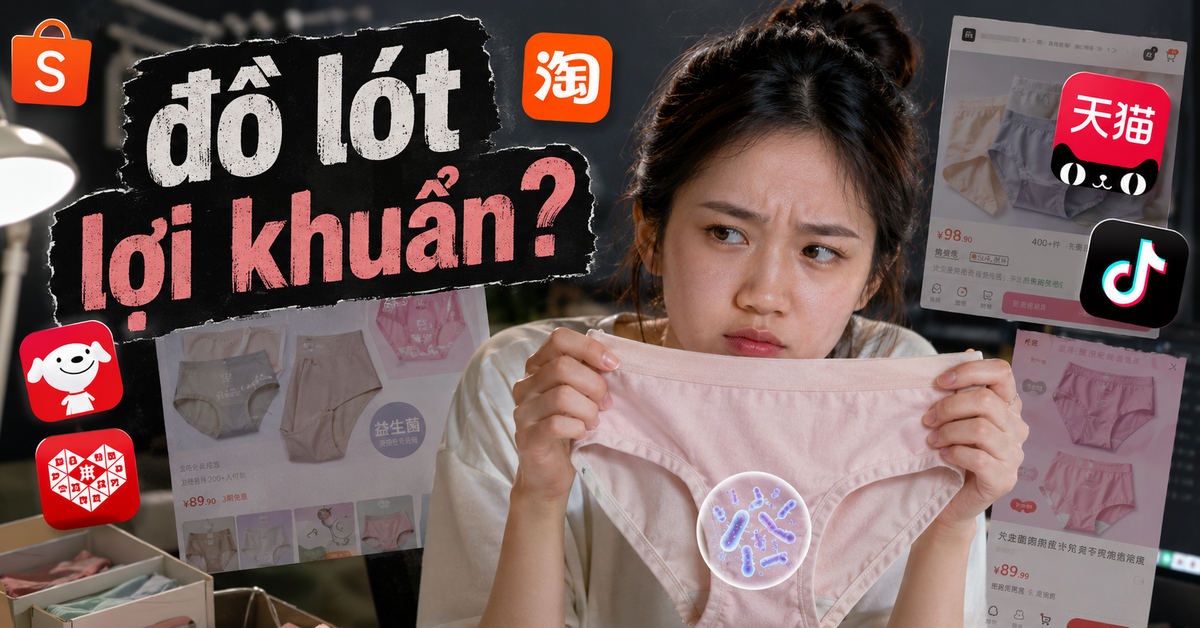 Các sàn TMĐT Trung Quốc sốt trend đồ lót lợi khuẩn: Màn marketing ảo diệu giúp doanh số tăng vọt, có tác dụng hay không thì chưa biết?