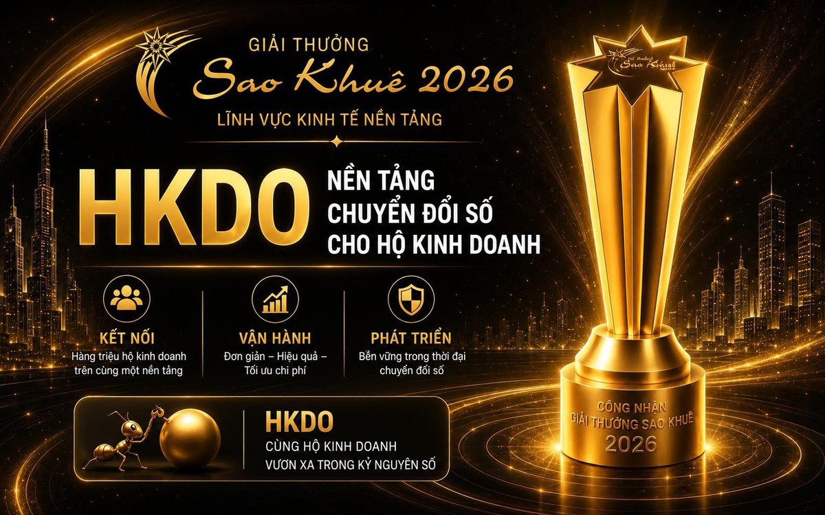 HKDO đoạt Sao Khuê 2026: Khi "người khổng lồ" thức tỉnh trong một ứng dụng di động