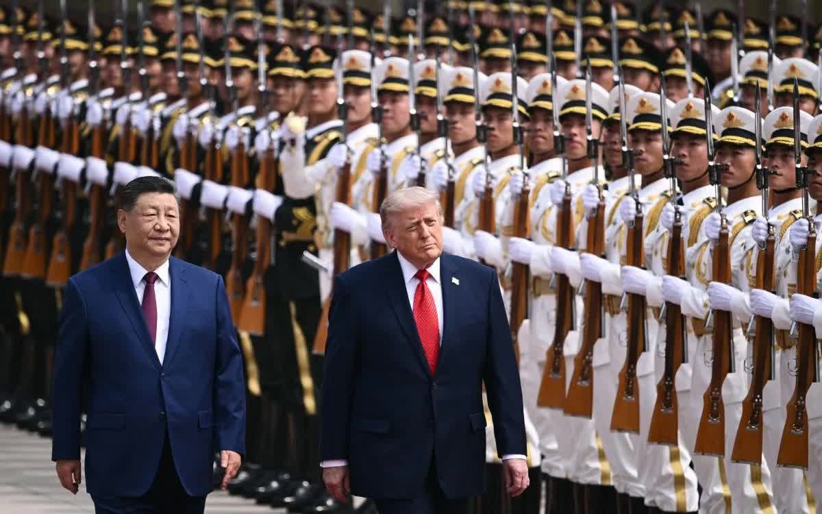 Trung Quốc tổ chức trọng thể lễ đón chính thức Tổng thống Donald Trump