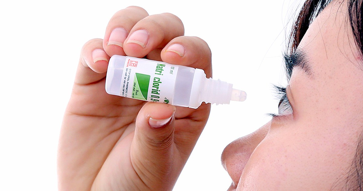 Thu hồi nước muối nhỏ mắt Natri clorid 0,9% vì không đạt "độ trong": Nguy hiểm ra sao?
