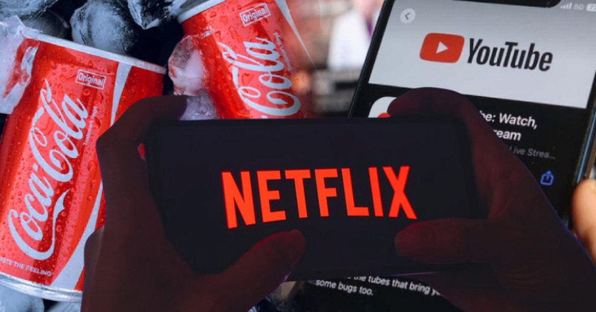 Không phải tự nhiên logo Netflix, Youtube, Coca...