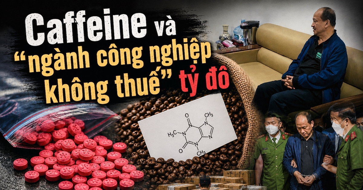 50 tấn caffeine và mối liên hệ với "thuốc điên"...
