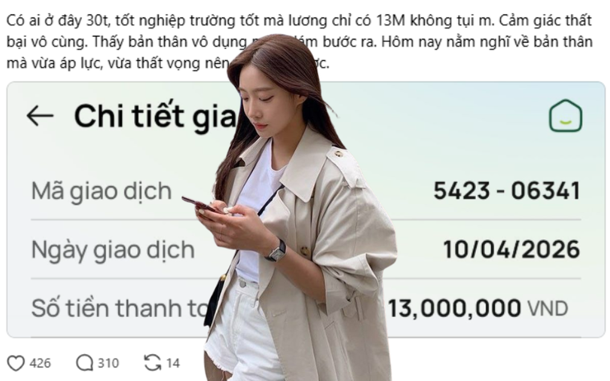 30 tuổi lương 13 triệu, nghỉ lễ nhưng không vui nổi