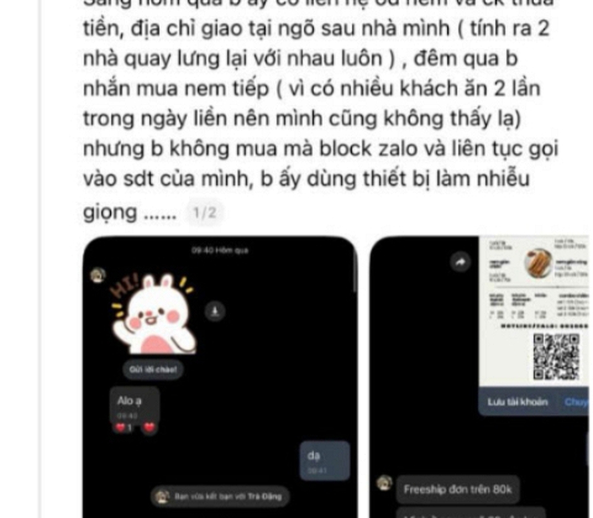 Thực hư vụ shop nem chua rán bị tố dàn dựng chuyện “bị bắt đi hiến tạng” gây chấn động MXH, nhiều người đã báo công an
