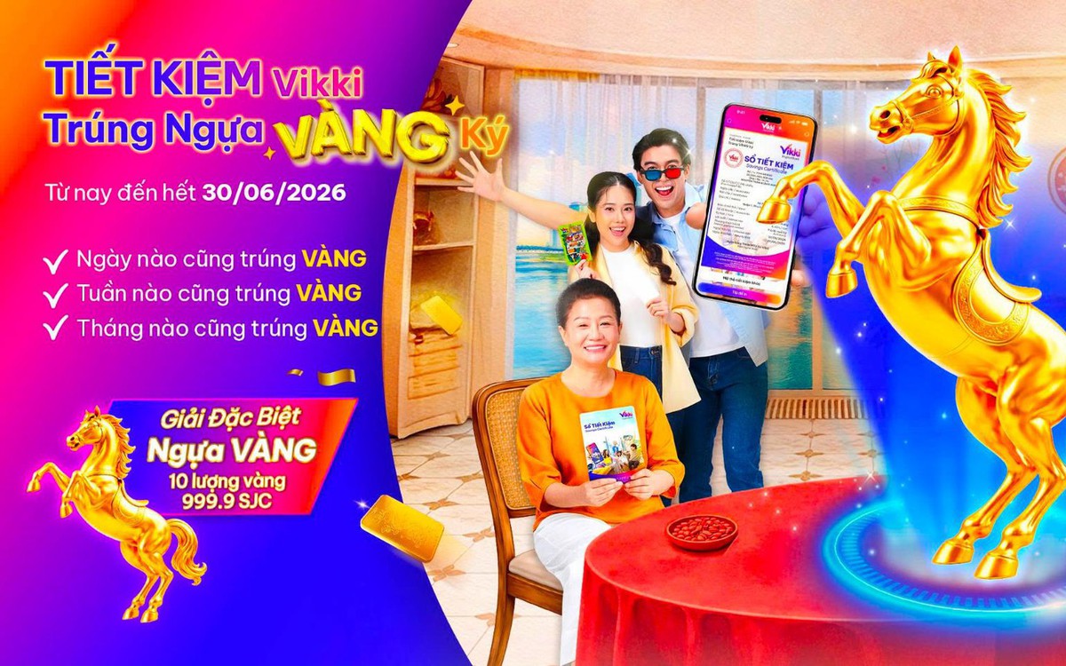 "Tiết kiệm Vikki Trúng Ngựa Vàng Ký": Sôi động cuộc đua săn vàng