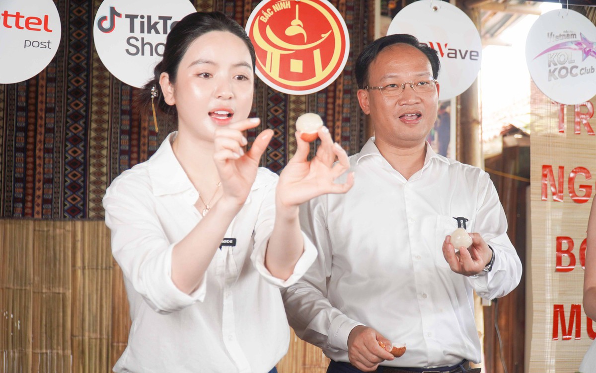 Vải thiều “cháy đơn” sau màn livestream của Phó Chủ tịch tỉnh