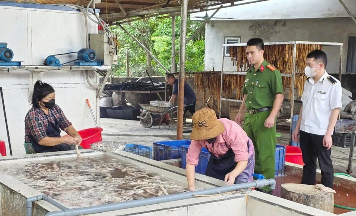 Phát hiện cơ sở kinh doanh hơn 3 tấn lòng lợn mốc và bốc mùi