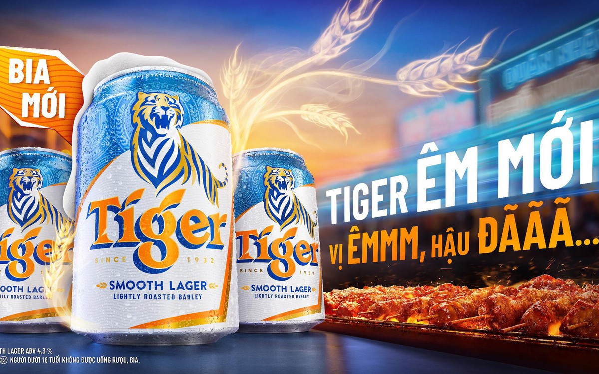 Tiger beer ra mắt Tiger êm mới – “vị êmmm, hậu đãaa…!"
