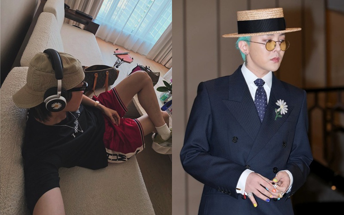 G-Dragon đính hoa cúc lên tai nghe, lập tức "cháy hàng"