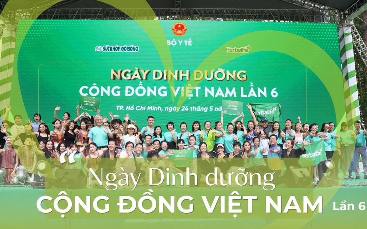 Herbalife Việt Nam bền bỉ đồng hành cùng ngày dinh dưỡng cộng đồng Việt Nam lần 6