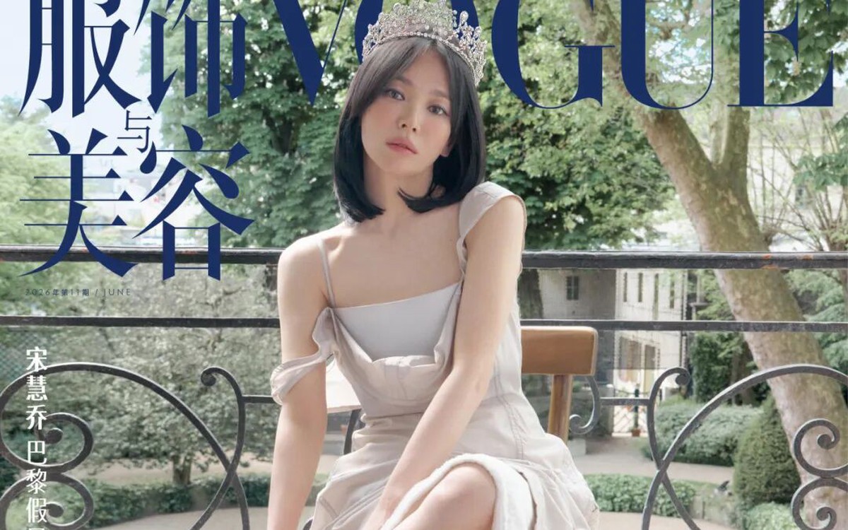 Song Hye Kyo được ví như "nữ hoàng ngái ngủ" trên bìa Vogue