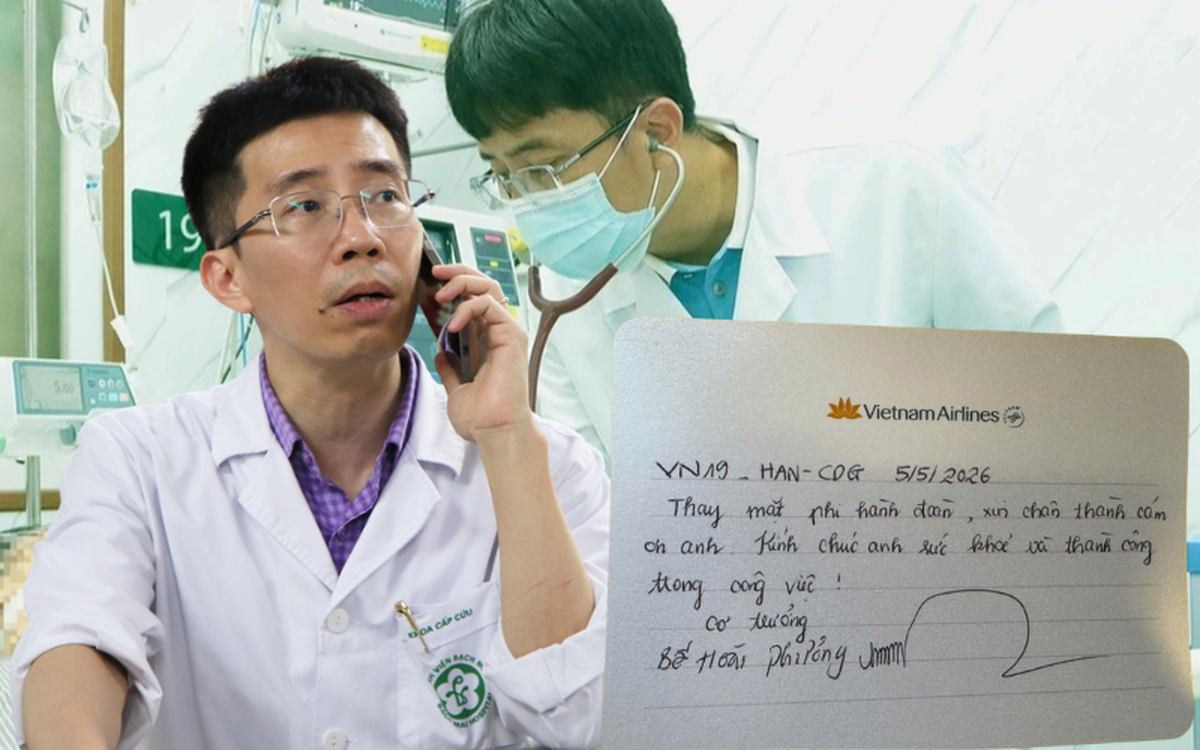 Chân dung Bác sĩ Bạch Mai cứu 1 bệnh nhân đột ngột bị liệt mặt ở không trung, trong chuyến bay Hà Nội - Paris