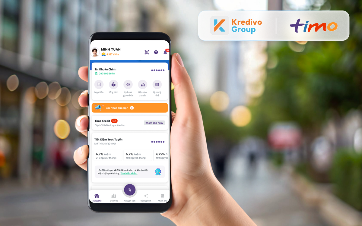 Kredivo Group mua lại Timo – nền tảng ngân hàng số tiên phong tại Việt Nam