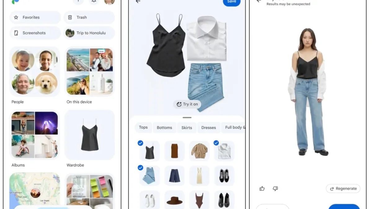 Google biến ảnh iPhone thành “tủ đồ AI”, đọc toàn bộ ảnh cá nhân để biến người dùng thành các "tín đồ thời trang"