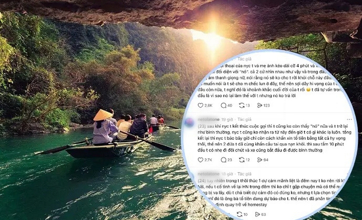Cô gái chia sẻ gặp hiện tượng “tâm linh” kỳ lạ ở Ninh Bình thu hút 3 triệu lượt xem, đại diện Sở Du lịch phản hồi nóng