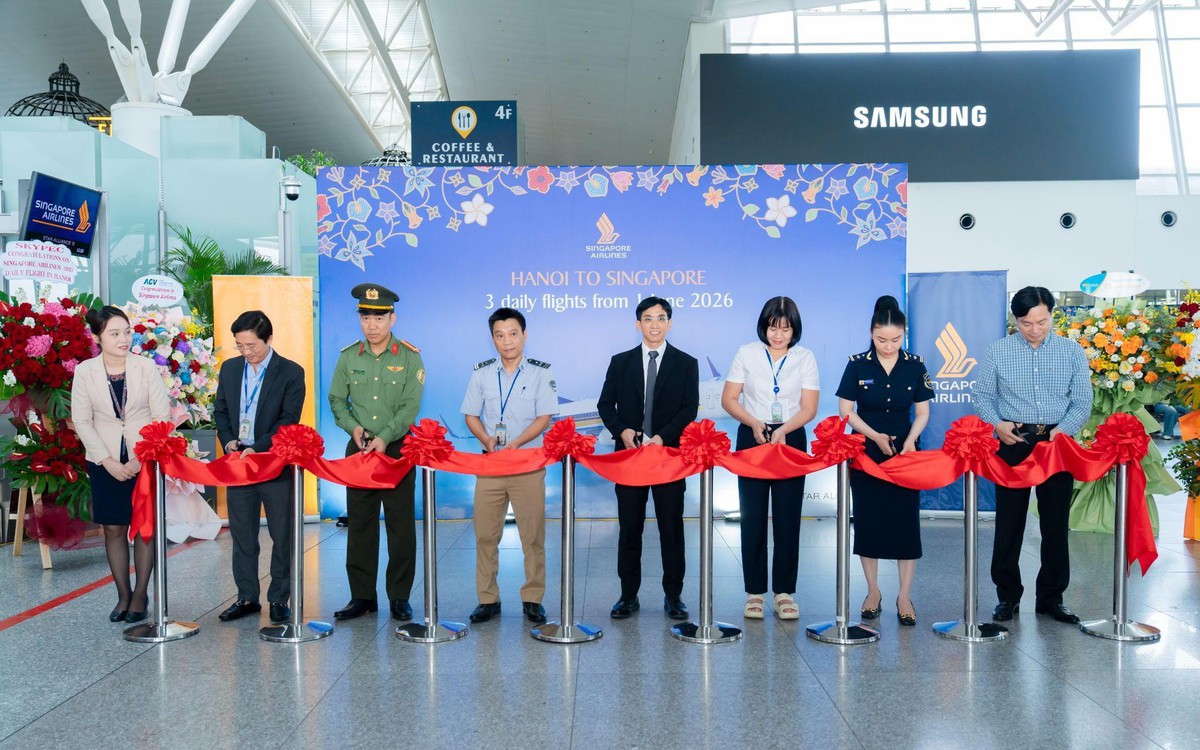 Singapore Airlines tăng tần suất khai thác chuyến bay Hà Nội – Singapore