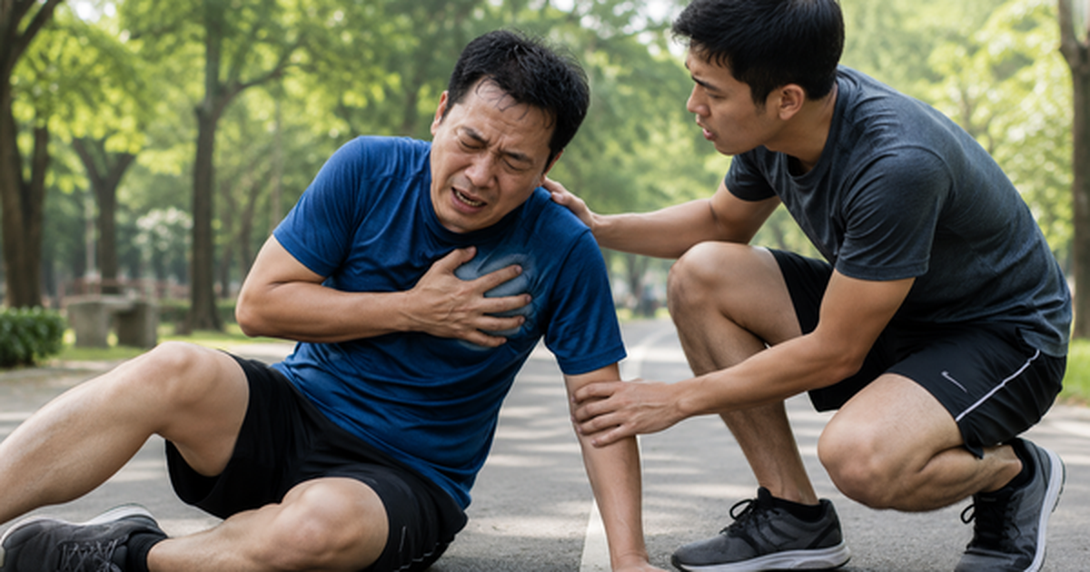 Ngừng tim khi chơi thể thao, người đàn ông thoát cửa tử nhờ triển khai sớm một kỹ thuật