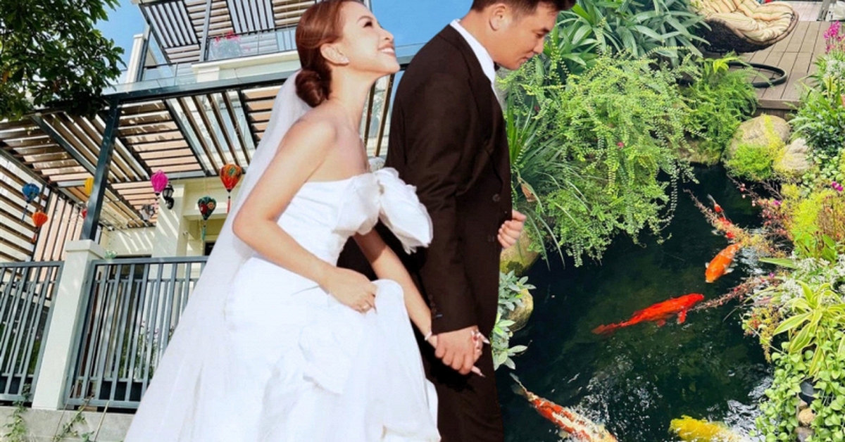Nữ MC tái hôn với chồng đại gia: Được tặng biệt thự 200m² ở Sài thành, đẹp từng centimet, có cả hồ cá koi