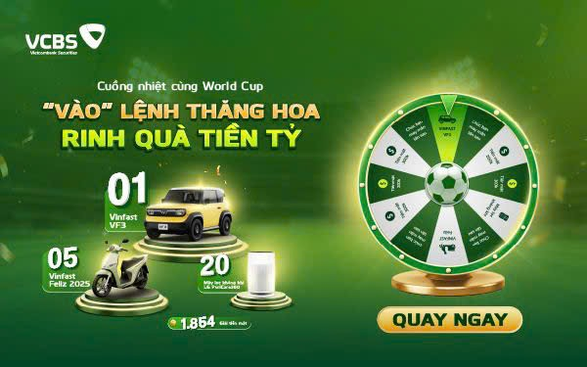 VCBS tạo sức hút mùa World Cup với loạt quà mang tinh thần “sống xanh”