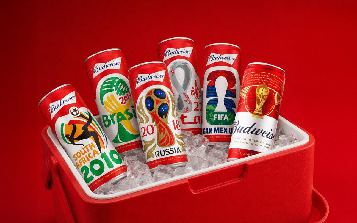 Budweiser ra mắt bộ sưu tập 6 phiên bản đặc biệt FIFA World Cup 2026™