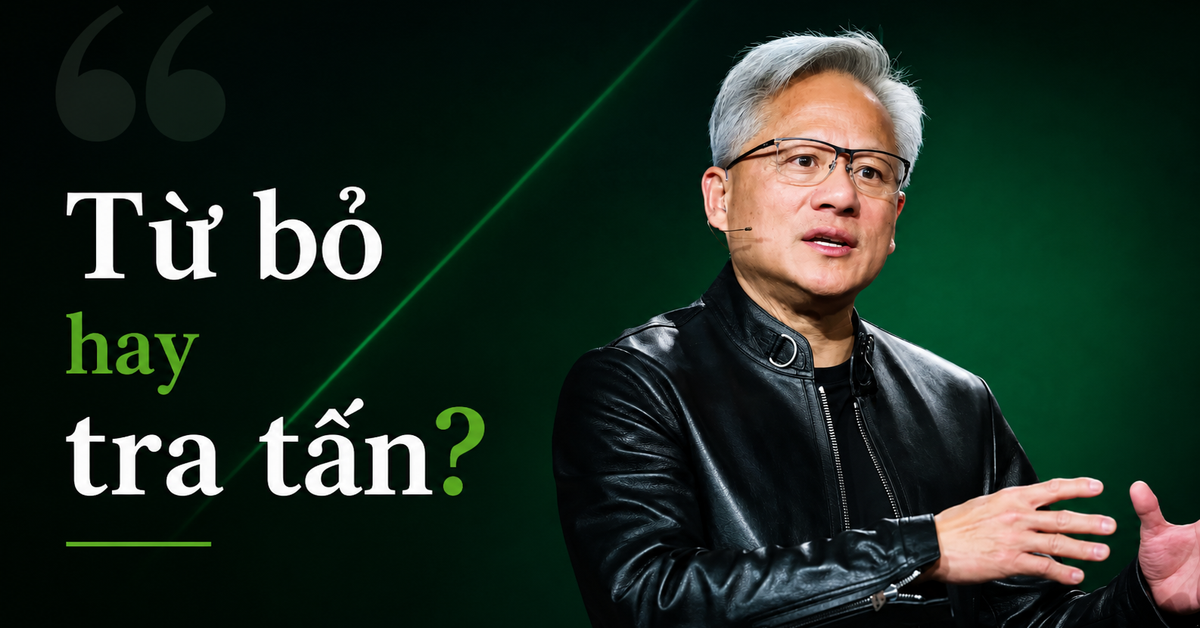 Jensen Huang và câu hỏi mà mọi sếp nên tự hỏi: "Khi tôi phê bình nhân viên, tôi đang làm điều đó vì ai?"