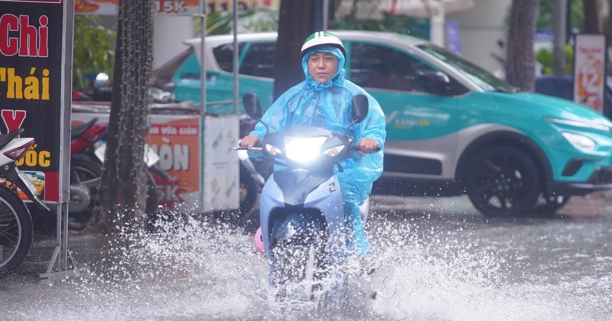 Từ chiều tối nay, miền Bắc mưa lớn diện rộng