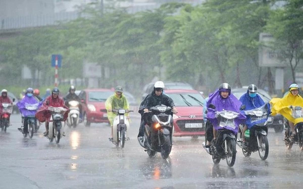 Miền Bắc tiếp tục mưa lớn từ chiều tối nay