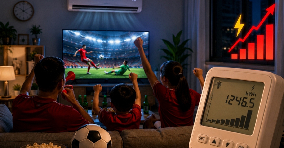 90% gia đình làm việc này khi xem World Cup mà không biết đang lãng phí điện