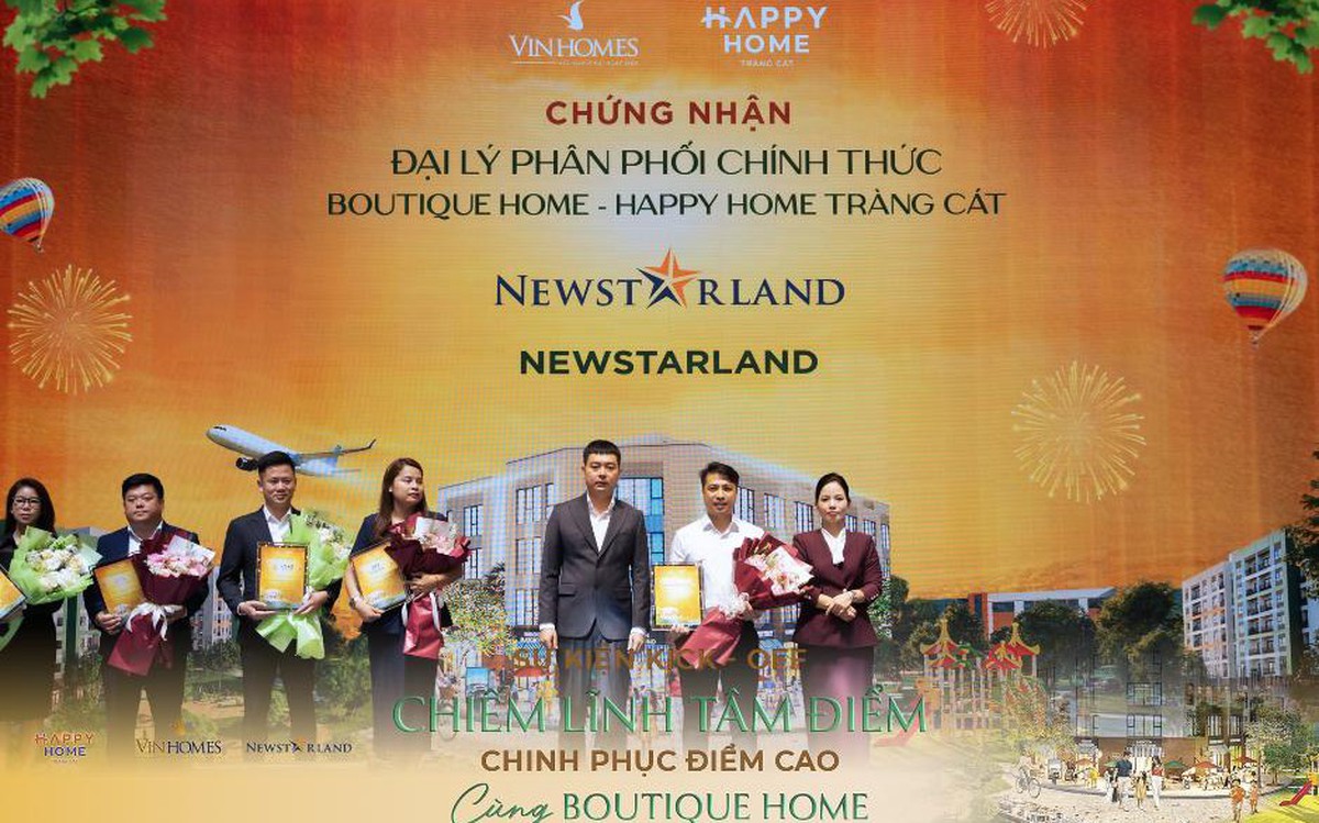 NewStarLand chính thức phân phối Happy Homes Tràng Cát: Gia tăng sức nóng thị trường Hải Phòng