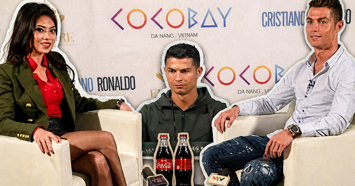 CR7: Anh tôi đấy. Không uống Coca, tập trung bó...