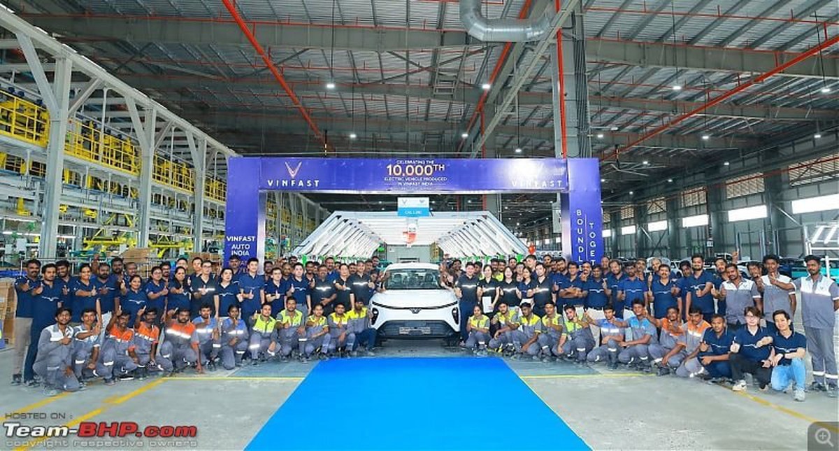 VinFast của tỷ phú Phạm Nhật Vượng vừa đạt cột mốc chưa từng có: Xuất xưởng chiếc xe điện thứ 10.000 tại thị trường ô tô lớn thứ 3 thế giới