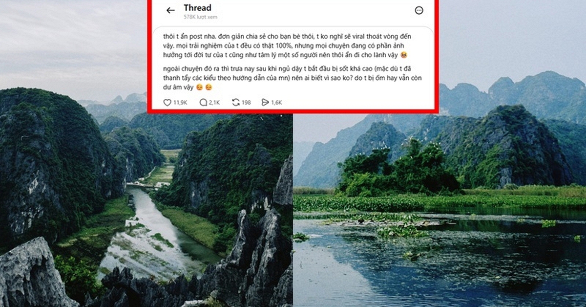 Diễn biến mới vụ cô gái kể chuyện gặp hiện tượng "tâm linh" ở Ninh Bình: Chính chủ thông báo “ẩn post”