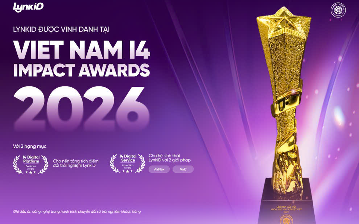 LynkiD nhận cú đúp giải thưởng tại Viet Nam I4 Impact Awards 2026