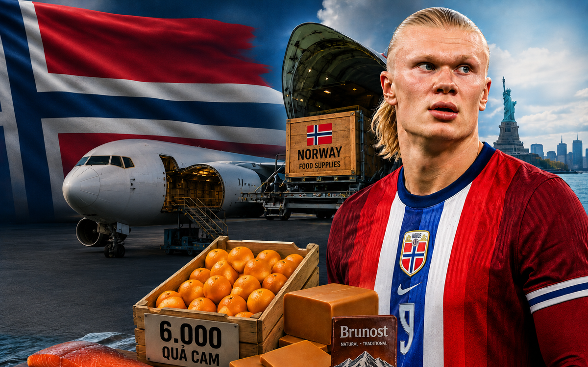 Tuyển Na Uy ship 1 tấn thực phẩm và 1 căn bếp riêng tới World Cup 2026 vì không tin vào dinh dưỡng đồ ăn Mỹ
