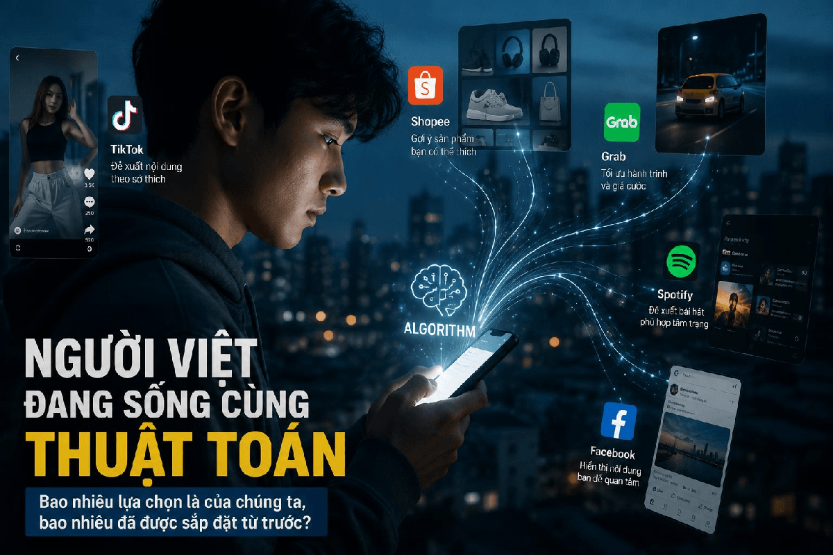 5,5 giờ mỗi ngày trên mạng xã hội: Người Việt đang sống cùng thuật toán như thế nào?