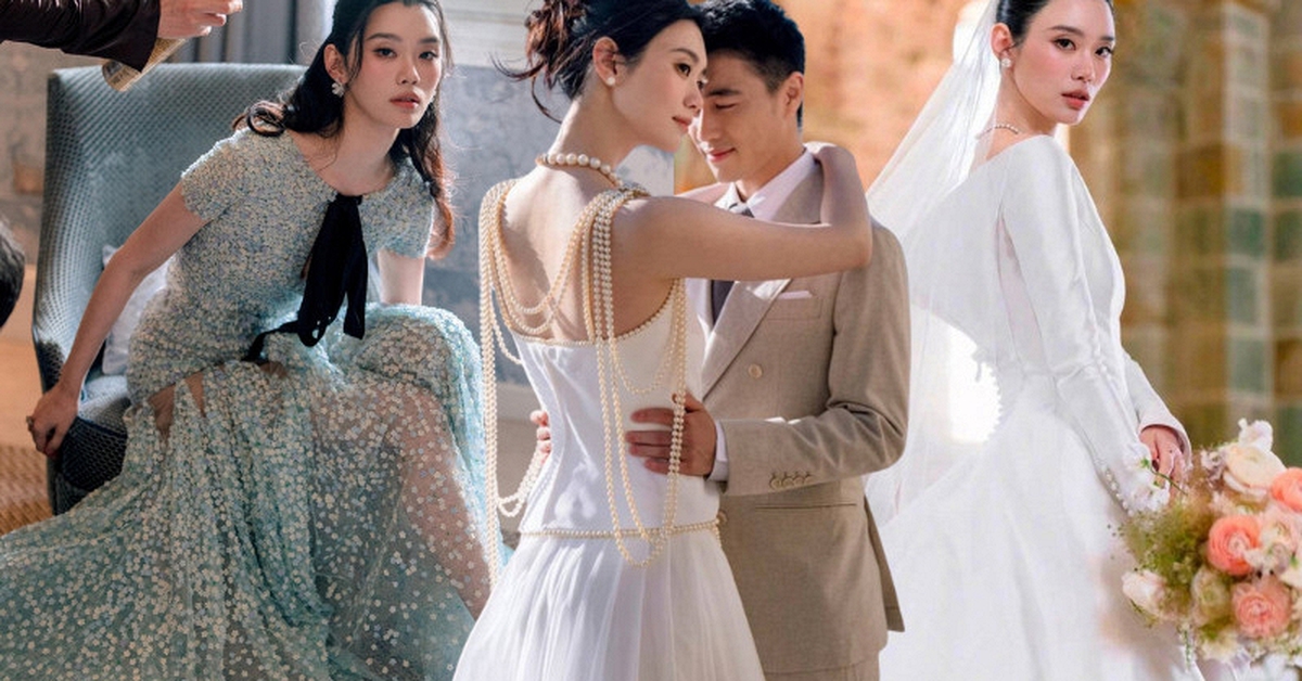 Đám cưới của nàng dâu gia tộc nghìn tỷ Hề Mộng Dao: 3 tạo hình đắt giá ngang cả một gia tài