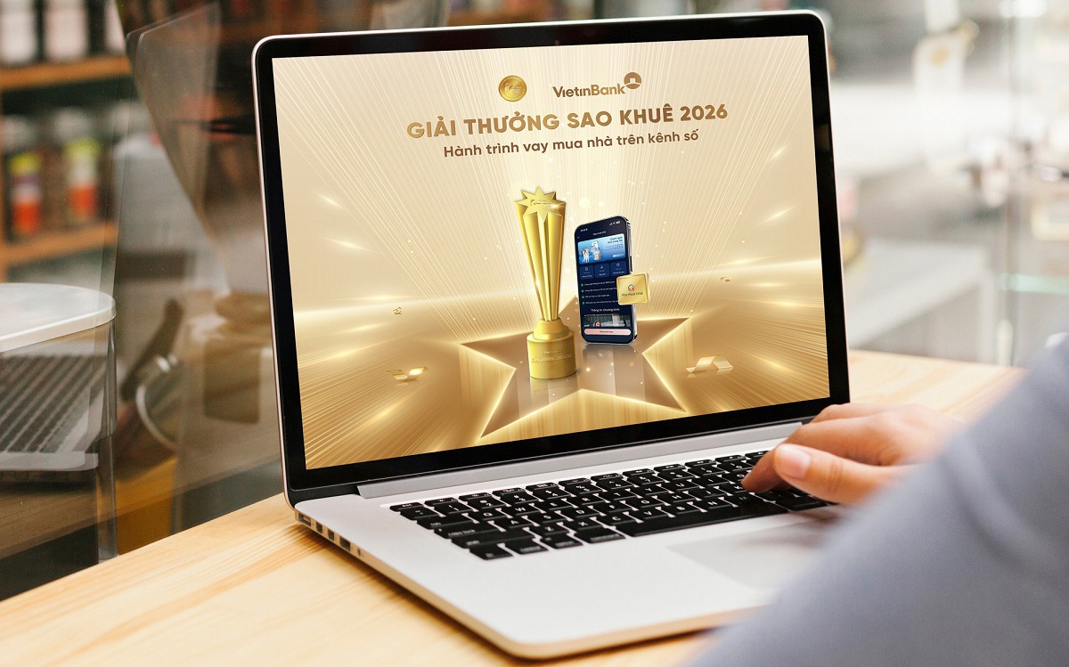 “Vay mua nhà trên kênh số” của VietinBank được vinh danh tại Sao Khuê 2026