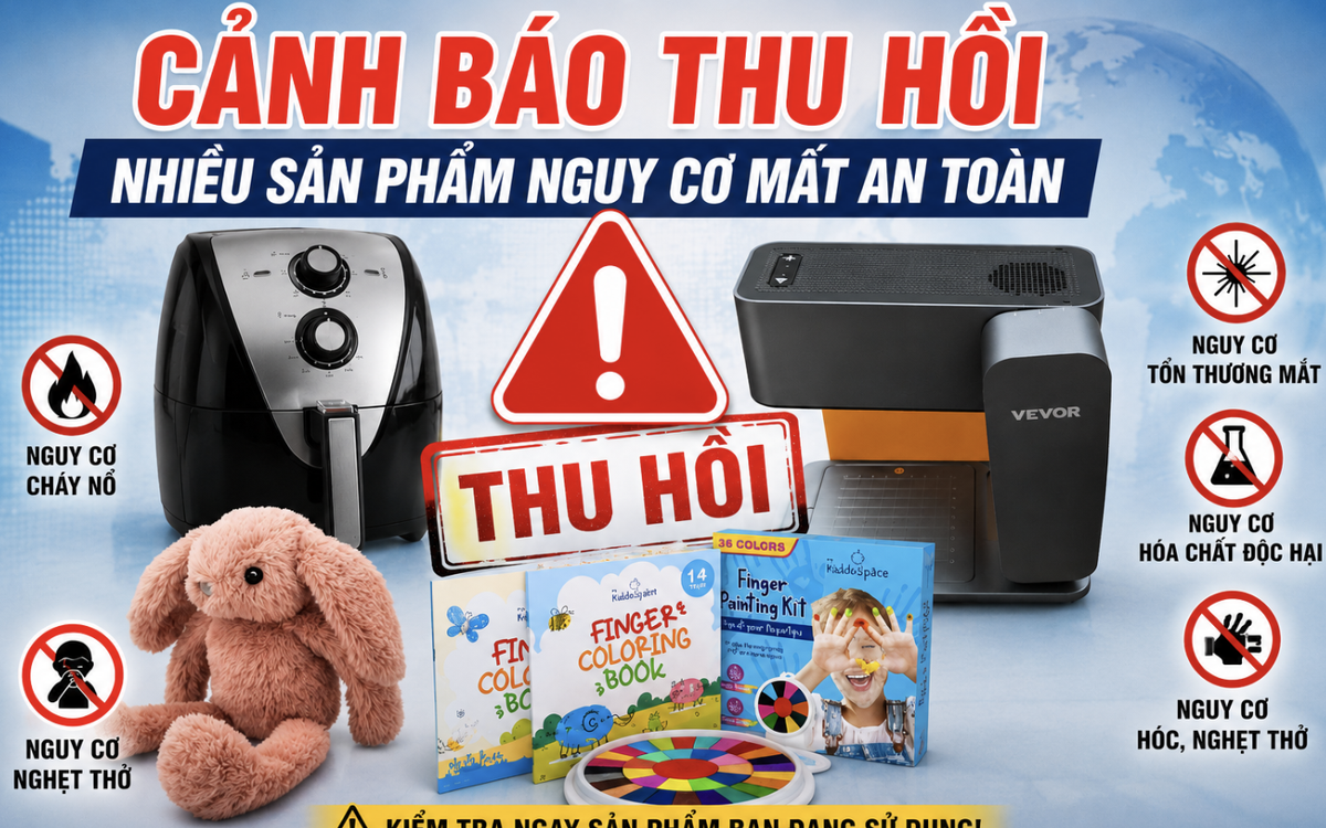 Cảnh báo mới nhất: Nhiều sản phẩm bị thu hồi ở nước ngoài, người Việt có thể đang sử dụng