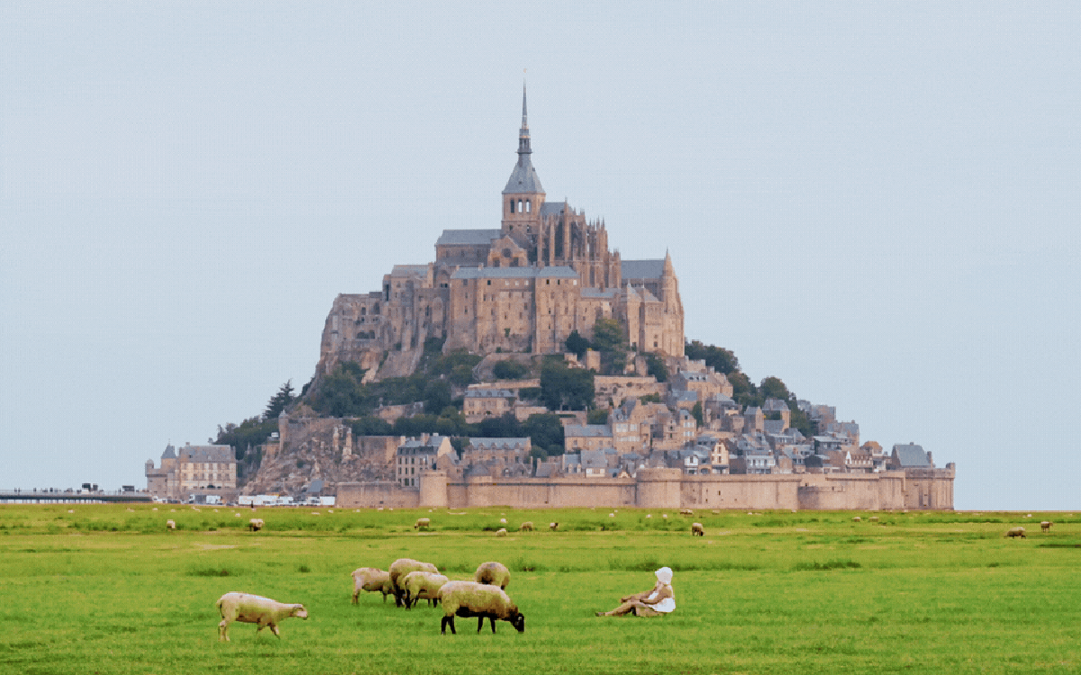 Khám phá thánh địa cưới trong mơ của nàng dâu hào môn Hề Mộng Dao: Lâu đài nổi Mont Saint-Michel có gì khiến giới siêu giàu khao khát?