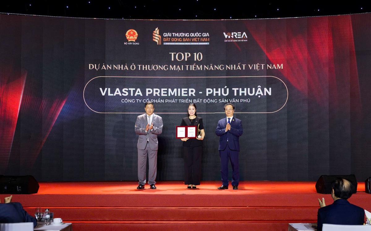Dự án Vlasta Premier - Phú Thuận lọt Top 10 dự án nhà ở thương mại tiềm năng nhất Việt Nam