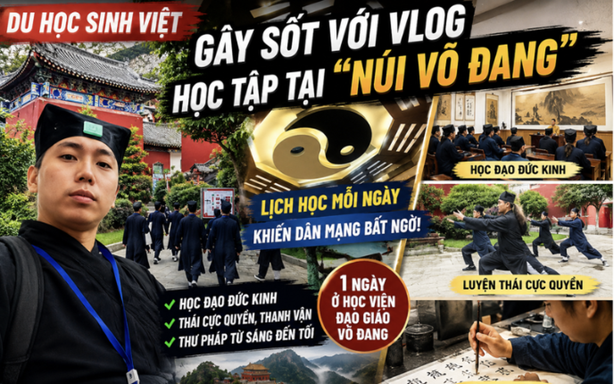 Du học sinh Việt gây sốt với vlog “lên núi Võ Đ...